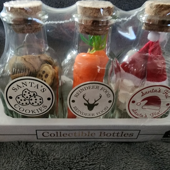 Mikheal's Store Other - NWT Collectible bottles,Santa's 🍪, Reindeer food,Santa's hat!